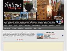 Tablet Screenshot of antiquetrail.com